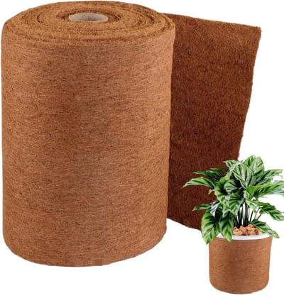 Kokos Voering Rol - Plantenbak Liner - Planten Beschermen - Ademende Wortelgroei - 50cm x 200cm - Natuurlijk