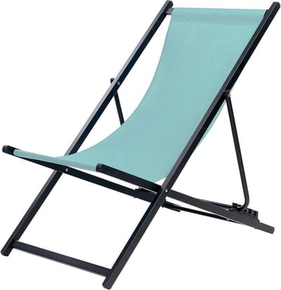 Ligstoel Klapstoel - Strandstoel Relaxstoel - Ontspannen Buiten - Rugleuning 5 standen - 95 x 60 x 79 cm