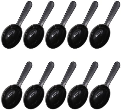 Dailygoods- Dispenserlepel 7 gram - Maatlepel Set 10 stuks - Maatlepels voor Koffie/Wasmiddel/Eiwitpoeder - Duurzaam Polypropyleen - Veilig en Gemakkelijk Schoon te Maken