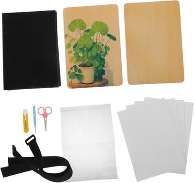 Bloemenpers Set - Bloemen Drogen Kit - Bloemen Preserveren - Houten Constructie - 22 x 15 cm - Multicolor