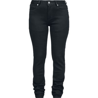 R.E.D. Rock-Engineered Design zwarte skinny fit jeans met hoge taille - Dames - W27L30