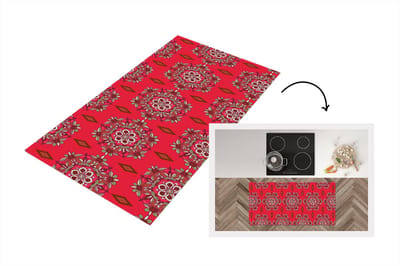 Keukenloper - Loper keuken - Mandala - Design - Bloem - 120x60 cm - Keukenloper vinyl