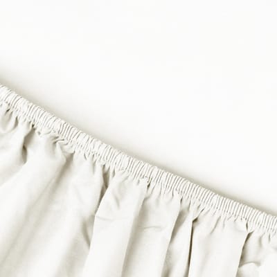 Kayori Puro Hoeslaken Katoen Perkal - 90x200cm - Matrasdikte 35 cm - Hotelkwaliteit - Wit