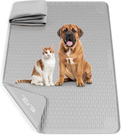 Siliconen Vloermat voor Honden Training, Antislip Waterdichte Pad voor Puppy en Training Pads, Effectieve Bescherming Tegen Vocht, Urine en Vuil