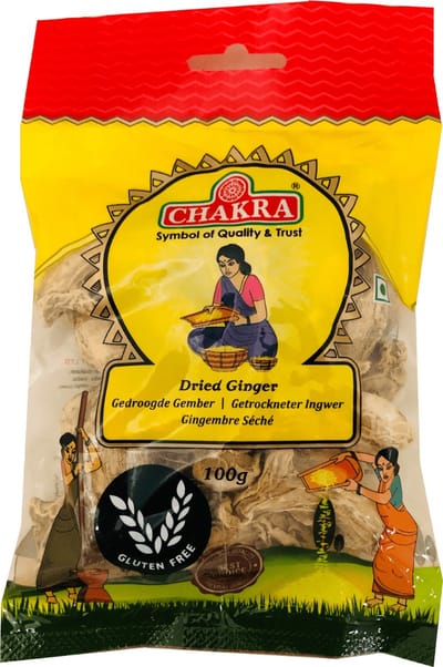 Chakra - Gedroogde Gember - Dried Ginger - Glutenvrije Gember - 3x 100 g