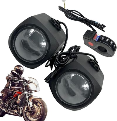 Motorfiets Luidsprekers - Motor Audio Systeem - Muziek Luisteren Onderweg - Weerbestendig Ontwerp - 2 stuks - Zwart