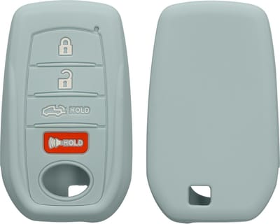 kwmobile autosleutel hoesje geschikt voor Toyota Venza Highlander Tundra Corolla 2019-2024 Autoschlüssel hoes - TPU autosleutel behuizing - Beschermende auto sleutel case - Sleuteletui in cool mint