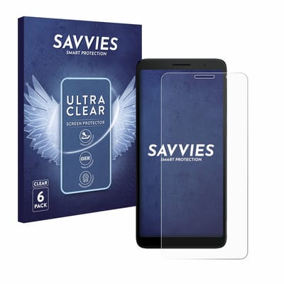 Savvies - Screenprotector voor TCL 501 - Folie Beschermfolie transparant 6 Stuks