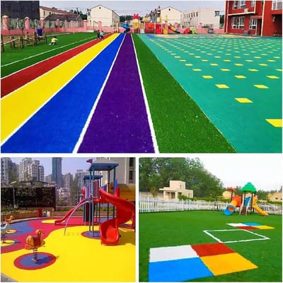 Kunstgras Tapijt - Nep Gras Veld - Buiten Decoratie - UV Bescherming - 150x400cm - Geel