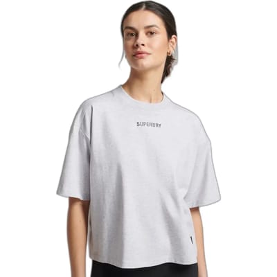 Superdry Dames tshirt Code Tech Oversized T-shirt met wijdvallende pasvorm