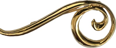 Petra's Sieradenwereld - Broche goudkleurig rond (50240990)