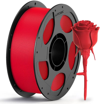 Anycubic PETG Filament Rood 1.75mm – 1KG met Spoel – Sterk, Slagvast & Waterbestendig – Hoge Printkwaliteit