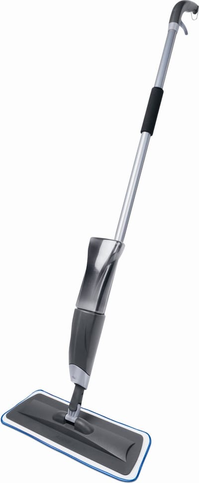 Vloerwisser met Spray - Dweil - Spray mop - Antraciet - Microvezel