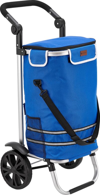 Boodschappentrolley 3in1 - 56L - Donkerblauw
