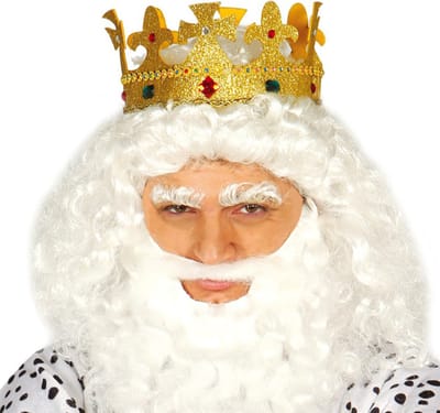 Guircia verkleed kroon voor volwassenen - goud - foam - koning - koningsdag/carnaval