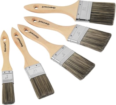 Multifunctionele Chipkwastenset - Platte Verfborstels voor Schilderen en Reinigen (Diverse Maten)
