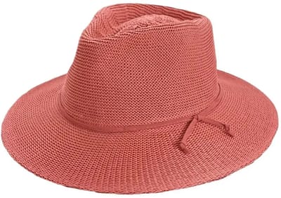 Gilly Fedora – Zonnehoed Dames Kreukbestendig Reisvriendelijk - Maat: M-L: 58 cm - Masala