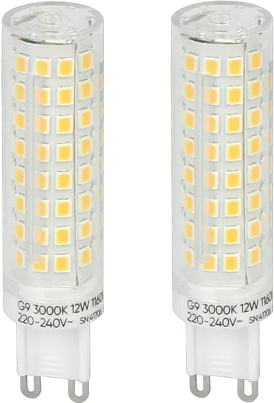 LED line LITE LED Insteeklamp G9 - 12W (vervangt 100W) - 1160lm - Ø19mm - 230V - Energiezuinig - 2 stuks