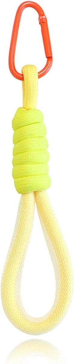Sleutelhanger/Telefoonkoord met Handige Gesp - Geel, Fluor Geel & Oranje