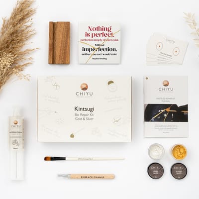 Kintsugi BIO based repair kit - Goudlijm - Zilverlijm - Voedselveilig - Vaatwasserbestendig