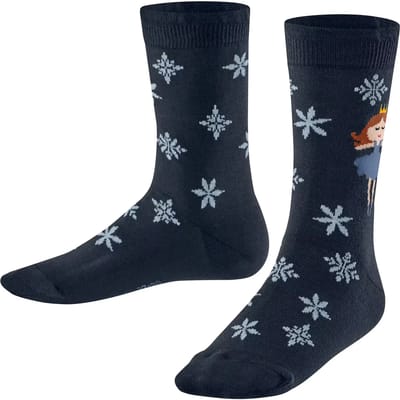 FALKE Fairy gedessineerd katoen sokken kinderen blauw - maat 23-26
