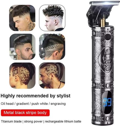Tondeuse à barbe 5 en 1-5 in 1 Baardtrimmer | Baardtrimmer mannen | Trimmer voor baard en lichaam | Zware baard | Neus&Oor | 0.5-10mm