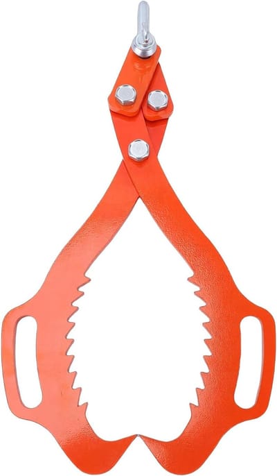Houttang Koolstofstaal - Houtklem Zwaar - Bosbouw Werk - Dubbele Gekartelde Klauwen - 21 Inch Grijpbreedte