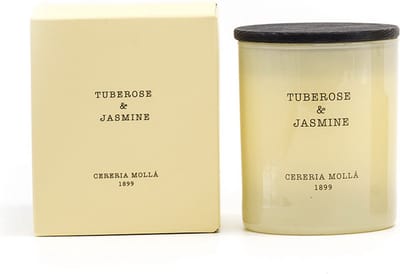 Cereria Mollà 1899 - Geurkaars - Tuberose & Jasmine - 230gram - 1 lont/wiek - 50 branduren.