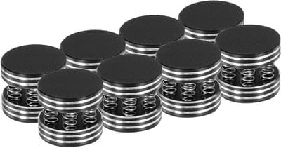 Isolatiepads Luidsprekers - Voeten Spike - Audio Verbeteren - Aluminiumlegering Constructie - 45 x 40 mm - Zwart