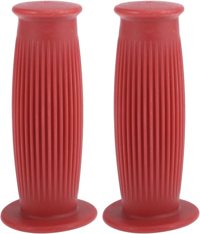 Universele Antislip Motorfiets Handgrepen Cover voor Stuur - 1 inch en 1.1 inch Geschikt voor Scooter en ATV - Donkerrood 1 Paar
