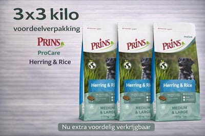 Prins ProCare Herring & Rice - 3x 3kg Voordeelverpakking
