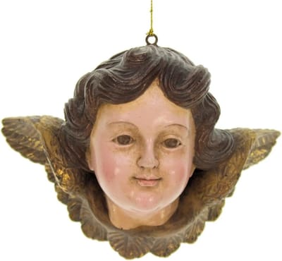 Ornament Cherub hoofd 16x9x11,5cm