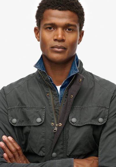 Superdry - Estate jack met 4 zakken - Heren - Buitenjassen