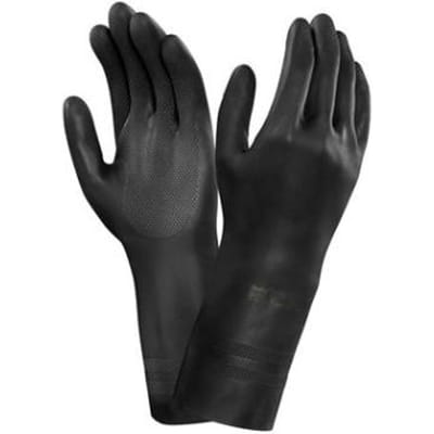 1 paar - Werkhandschoenen PSP 10-570 Allround Nitrile Foam Plus, Zwart (per paar), maat 08 / M