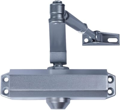 Deursluiter - Deurdranger - Deur Open Houden - Met Houdfunctie - 70-90 cm - Zilverkleurig