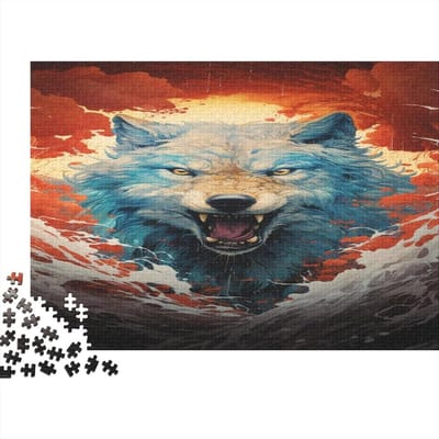Houten Puzzel - Legpuzzel Volwassenen - Ontspannend Tijdverdrijf - Unieke Vormen - 75 x 50 cm - Multicolor