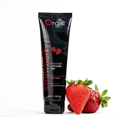 Orgie - Lube Tube Intieme Gel met Smaak Aardbei 100 ml