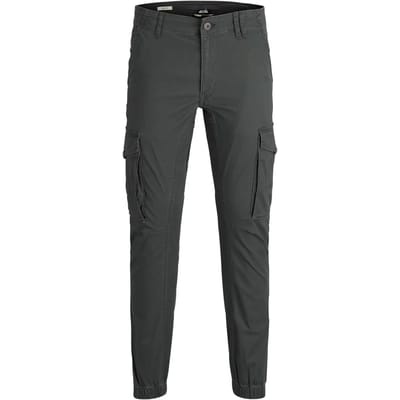 JACK & JONES Paul Lake Cargo loose fit - heren cargo broek - donkergrijs
