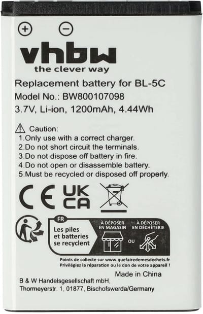 Radio Batterij - Accu Vervanging - Draagbaar Geluid - Lithium-ion Technologie - 1200 mAh 37V