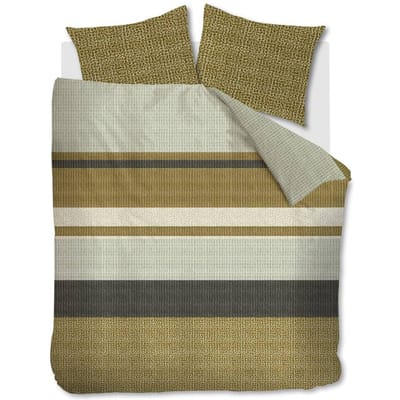 Beddinghouse Darren dekbedovertrek - Tweepersoons - 200x200/220 - Groen