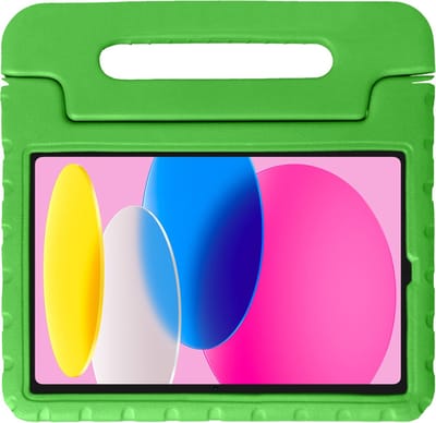 Hoesje - Geschikt voor Apple iPad 10 (2022) - 10.9 inch - 10e Generatie - Kinderhoes Shockproof Bumper - Kidsproof Case - Tablet Hoes - Kinder Hoes Cover - Groen