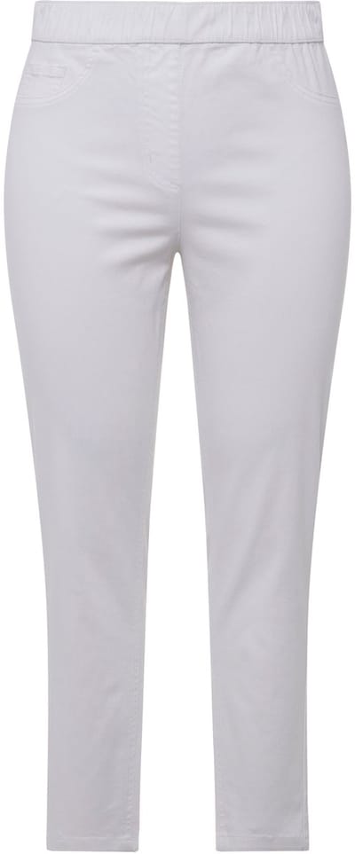 Angel of Style - Dames - Jegging Jule Slim Fit waseffecten elastische tailleband - Sneeuwwit - Maat 22