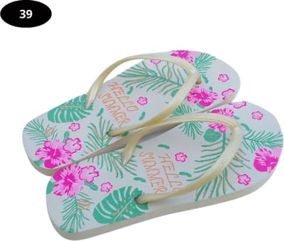Livano Slippers Dames - Teenslippers - Flip Flops - Comfortabel - Zomer - Beige 39