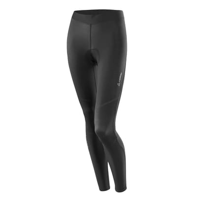 Loeffler fietsbroek dames lang – W Bike Tights Hotbond® RF Gel – Zwart