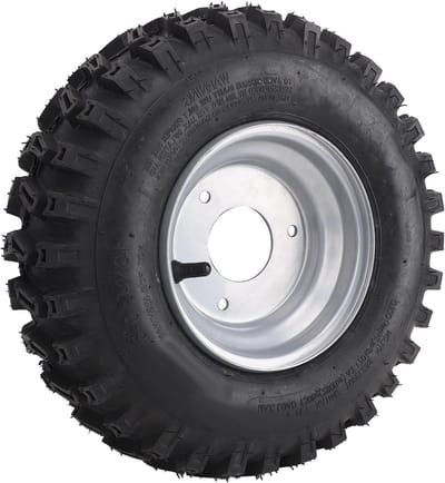 Dailygoods- Banden 13x4.1 - Duurzame Rubberen Banden - Anti-explosie Banden - Offroad Grip - ATV/Quad/Winkelwagen - Hoge Prestaties