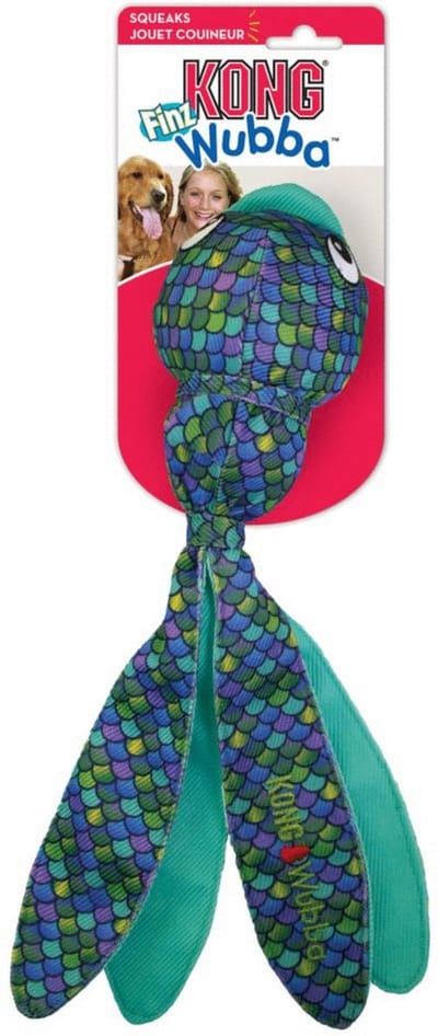 KONG Dog Toy Wubba Finz Blue Large 37x9cm