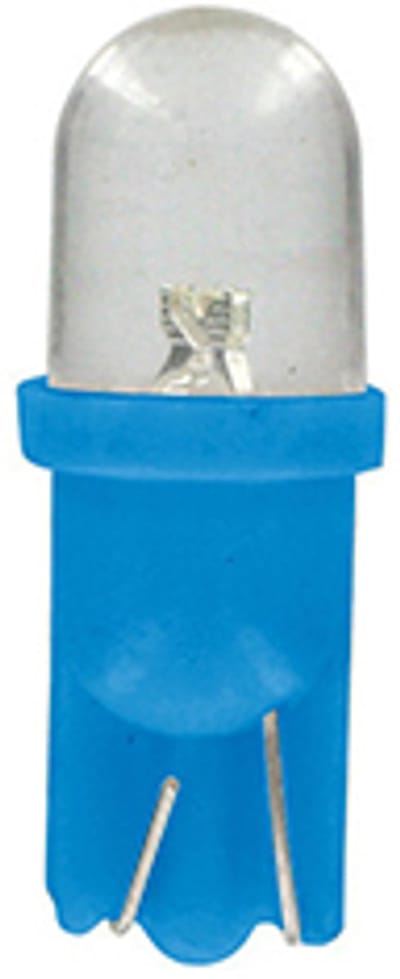 Autolamp 12V Kleur-led, lamp 1 led - T10 - W2,1x9,5d - Blauw