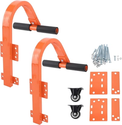 Ladderstabilisator ladderhaak - Ladder afstandhouder - Dakgoot werk - Snelle installatie - 42x35x12 cm - Zwart