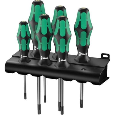 Wera 367/6 TORX® BO Schroevendraaierset Werkplaats 6-delig Torx BO