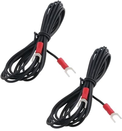 Fonograaf Draaitafel Aarding - 2 m HiFi Aarde Draad met 18AWG Kabel en U-Type Connectoren